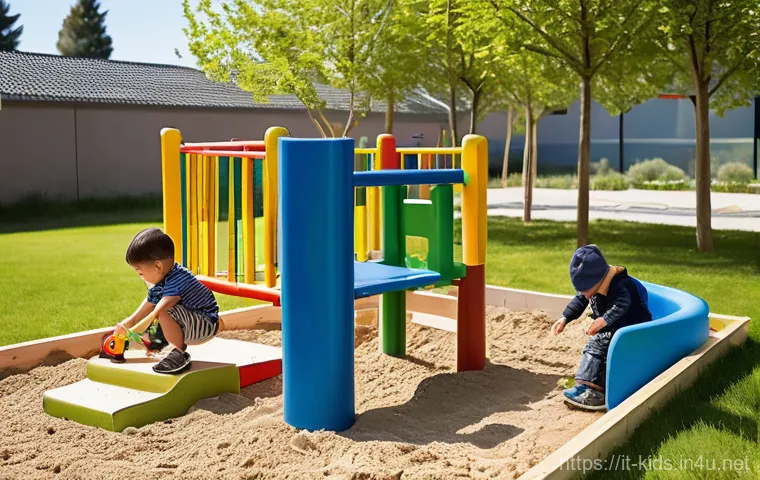 유아교육지도사 전공 선택 가이드 - **Prompt:** A heartwarming scene inside a modern, welcoming Italian *nido* (nursery) or *sezione pri...