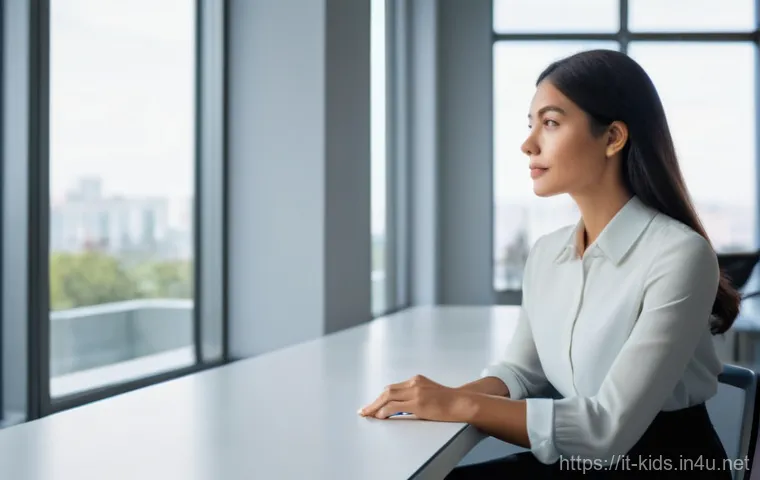 유아교육지도사 이직 시 고려해야 할 사항 - **Prompt 1: Reflective Educator Contemplating Future Paths**
A thoughtful adult female educator,...