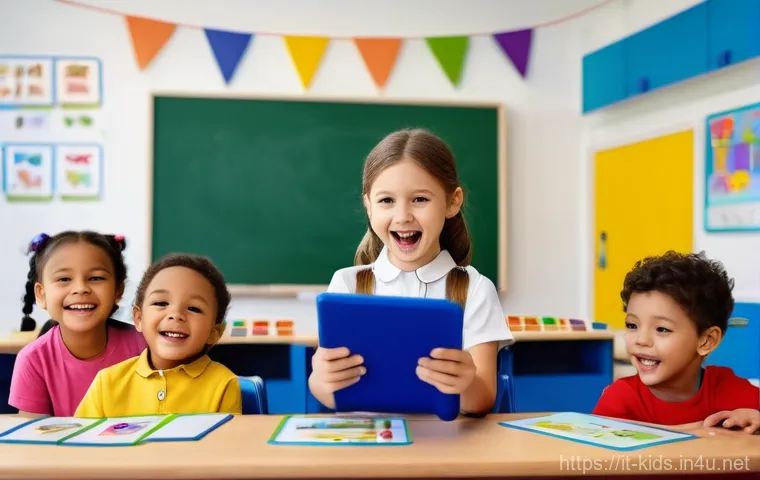 유아교육지도사 강의 자료를 위한 시각자료 제작법 - **Prompt:** A vibrant and inviting early childhood classroom scene, brightly lit with natural sunlig...