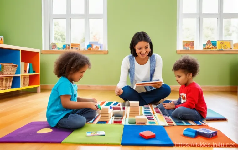 유아교육지도사 강의 계획 작성 방법과 사례 - **Observing the Little Universes: An Italian Preschool Classroom**
A wide shot of a bright, invi...