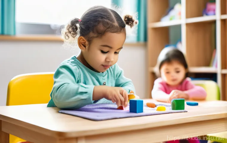 유아교육지도사 실기시험 준비와 관련된 조언 - **Prompt 1: Observant Early Childhood Educator in a Modern Daycare**
A bright, high-definition p...