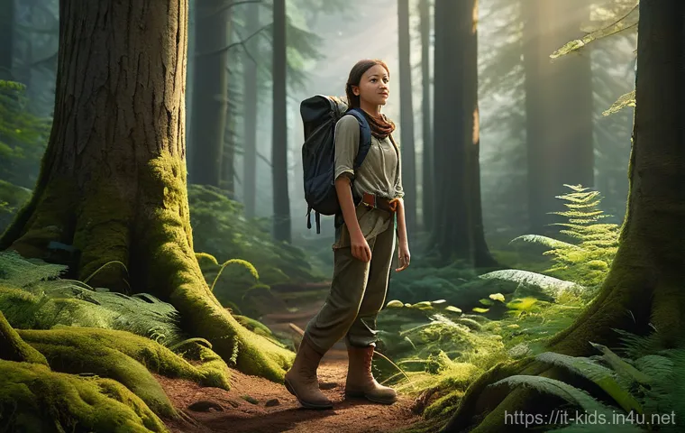 유아교육지도사 취업 성공 전략 - **Prompt:** A young female adventurer, around 16 years old, standing confidently at the edge of a lu...