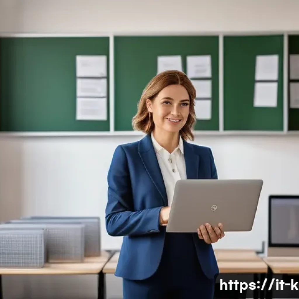 유아교육지도사 실무에서 주의해야 할 법적 문제 - A professional early childhood educator in a modern Italian classroom setting, wearing smart casual ...
