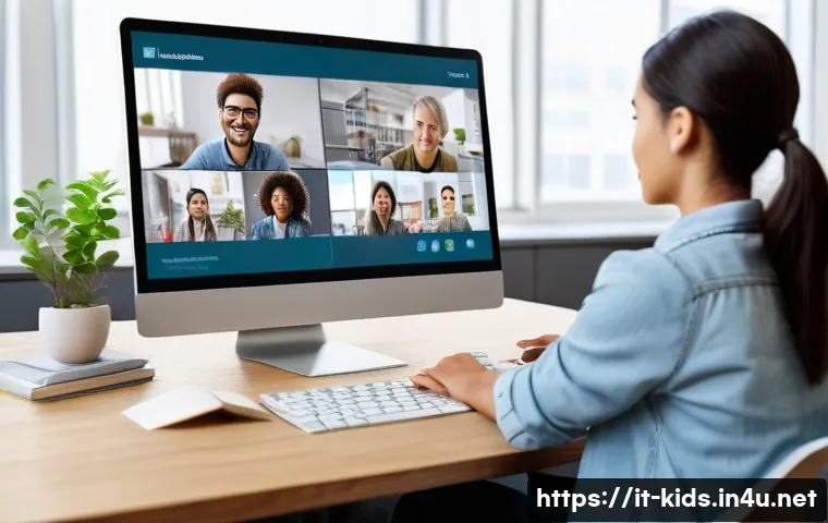 유아교육지도사 온라인 교육과정 추천 - A professional online education setting showcasing a diverse group of adult learners engaged in an i...