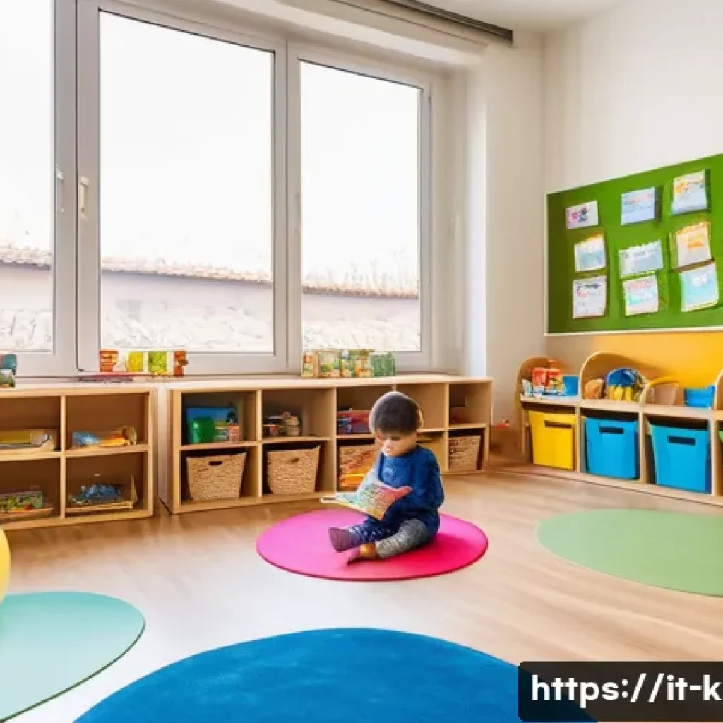 유아교육지도사 자격증 시험 합격 후 해야 할 일 - A warm and welcoming early childhood education classroom in Italy, featuring a diverse group of educ...