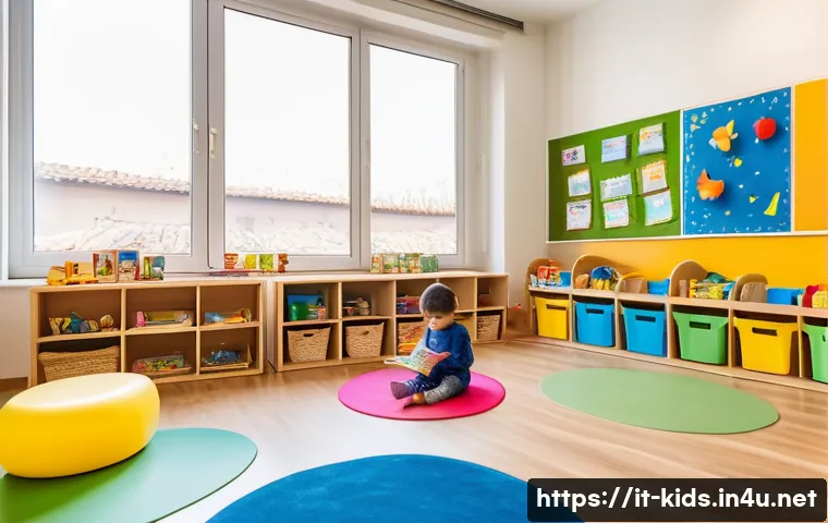 유아교육지도사 자격증 시험 합격 후 해야 할 일 - A warm and welcoming early childhood education classroom in Italy, featuring a diverse group of educ...