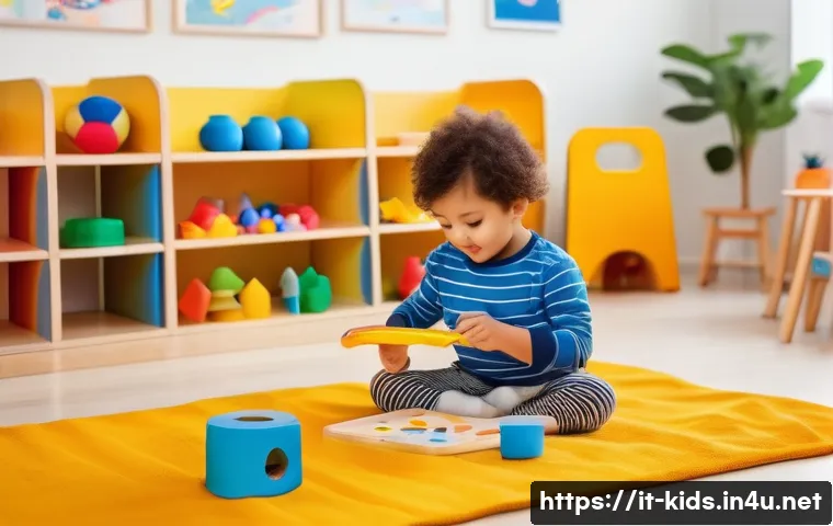 유아교육지도사 실무 경험담 작성법 - A warm and inviting early childhood classroom scene in an Italian kindergarten, showcasing a diverse...