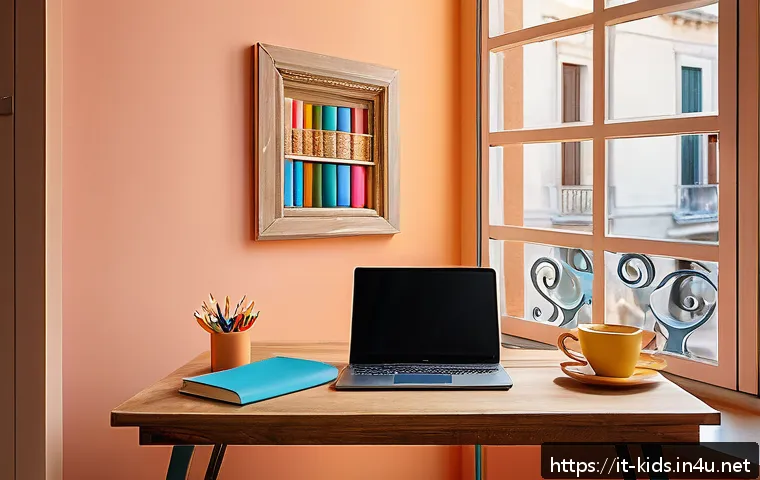 유아교육지도사 자격증 시험 대비 추천 교재 - A cozy study corner in a modern Italian apartment, featuring a wooden desk with an open educational ...