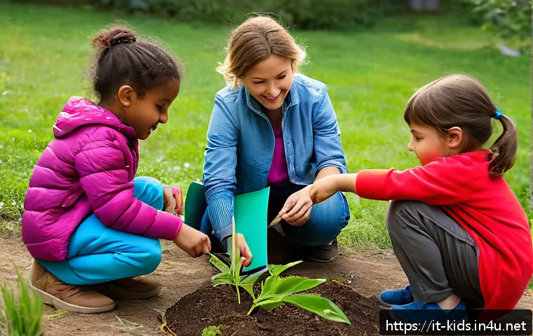 유아교육지도사로서의 국제 교류 기회 - A diverse group of early childhood educators from Italy, Finland, and Portugal engaged in an outdoor...