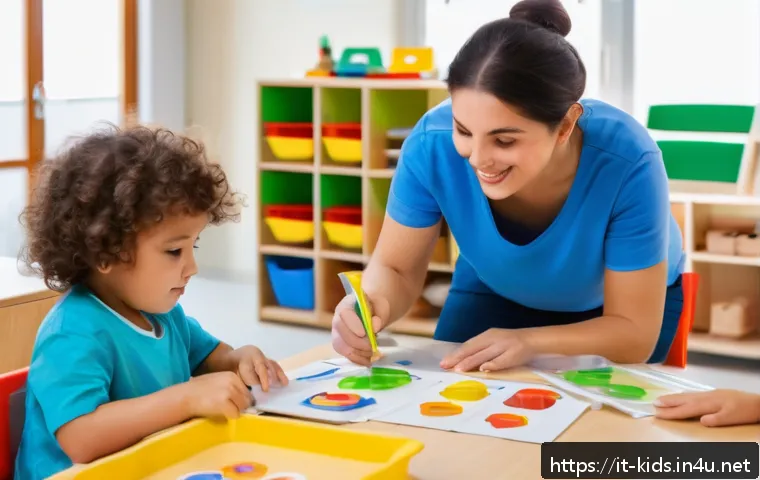 유아교육지도사 연수와 자격증 시험의 차이 - A bright and welcoming early childhood education classroom in Italy, filled with natural light and c...